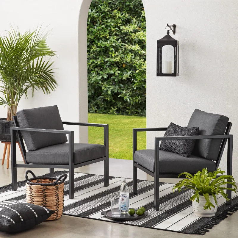 4-Piece Outdoor Patio Conversation Set